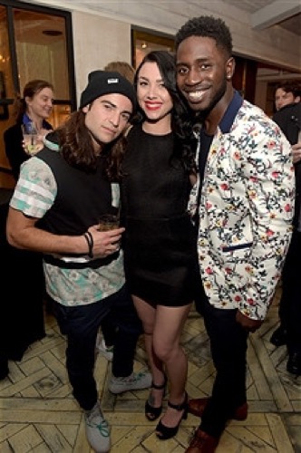 Personalidades de la TV Dione Mariani Kailah Casillas y Dean