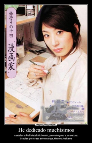 Hiromu Arakawa de alquimistas y