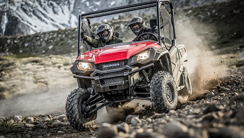 American Hunter haciendo pistas de Honda