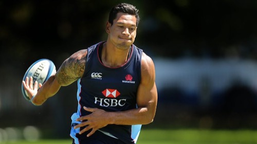 Israel Folau ha sido elegido para jugar fullback para el NSWA Waratahs