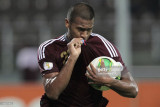 José Salomón Rondón de Venezuela celebra durante u...